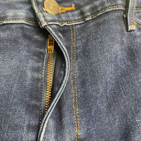 LEVI STRAUSS & CO Women’s Dark‎ Wash Mid Rise Skinny Jeans Size 18 Inseam 30” - Picture 7 of 9